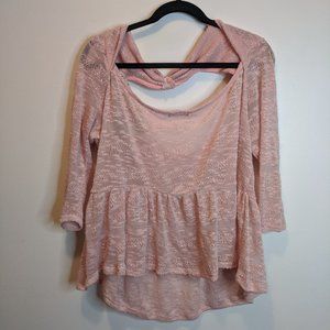 Pink Lace Top